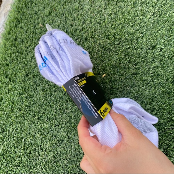 US Polo Assn White Low Cut 6 Pairs Comfort Sock Pack - Picture 5 of 6